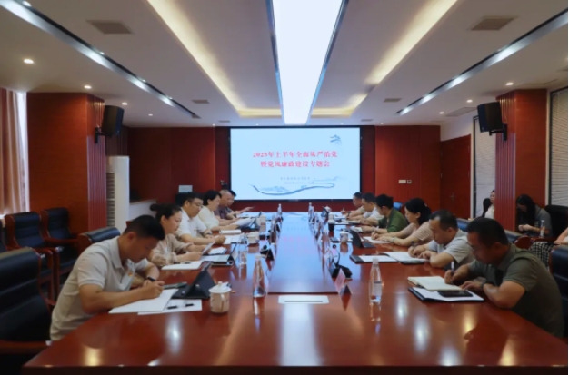 市古鎮(zhèn)投資公司黨委召開2025年上半年全面從嚴治黨暨黨風(fēng)廉政建設(shè)專題會